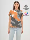 Женская базовая футболка / Камуфляж