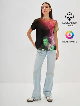 Женская базовая футболка / ПРИШЕЛЕЦ