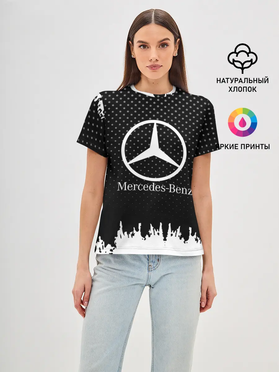 Женская базовая футболка / Mercedes-Benz