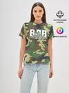 Женская базовая футболка / ВДВ камуфляж