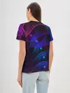 Женская базовая футболка / NEON FRACTAL