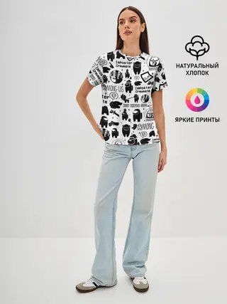 Женская базовая футболка / AMONG US