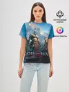 Женская базовая футболка / God of War