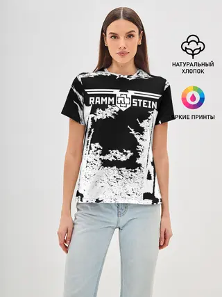 Женская базовая футболка / Rammstein