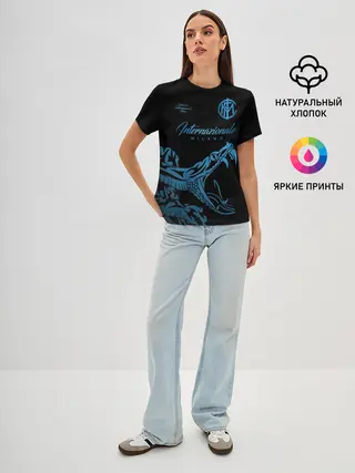 Женская базовая футболка / Интер Милан
