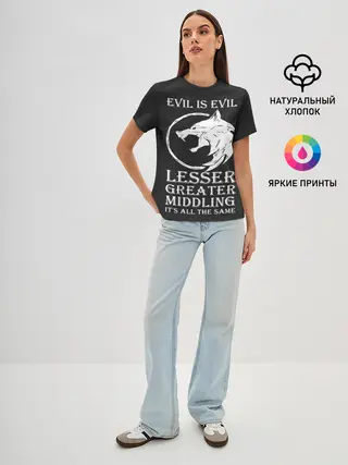 Женская базовая футболка / The Witcher