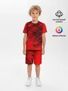 Детская пижама с шортами / RED FIRE STORM