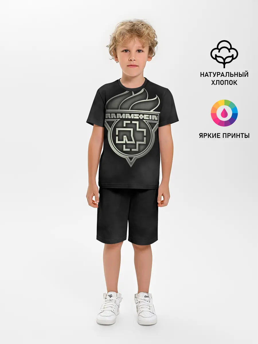 Детская пижама с шортами / Rammstein