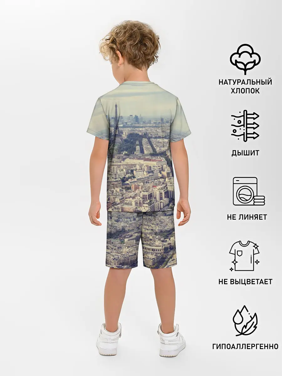 Детская пижама с шортами / Париж