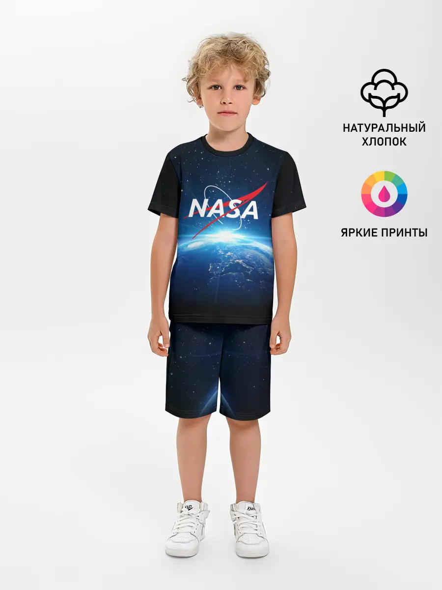 Детская пижама с шортами / NASA