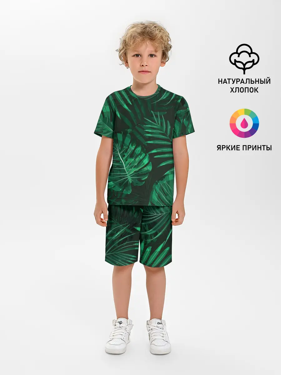 Детская пижама с шортами / Джунгли