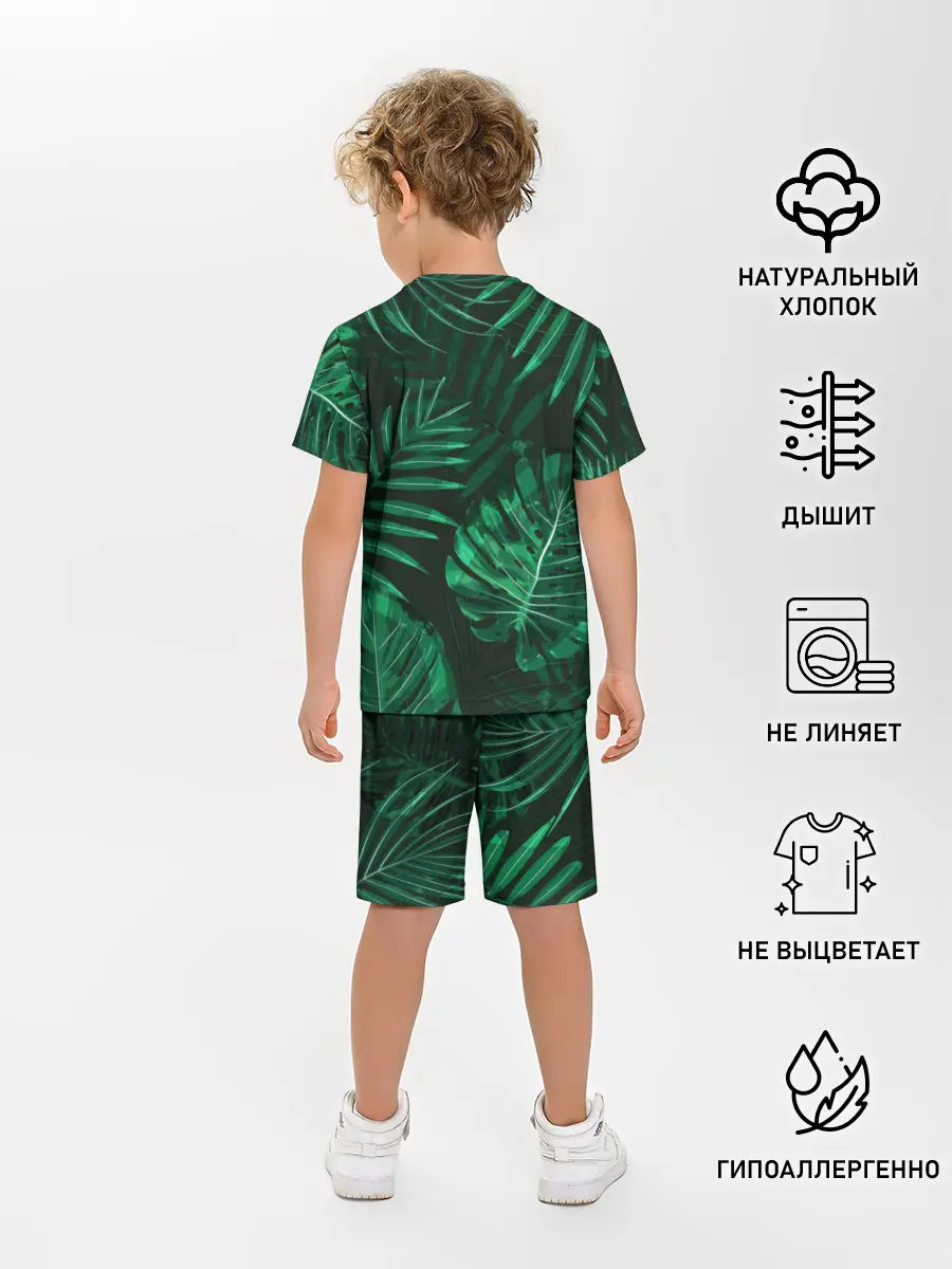 Детская пижама с шортами / Джунгли
