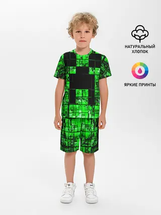 Детская пижама с шортами / MINECRAFT