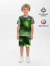 Детская пижама с шортами / Листья зеленые CODE ERROR 404