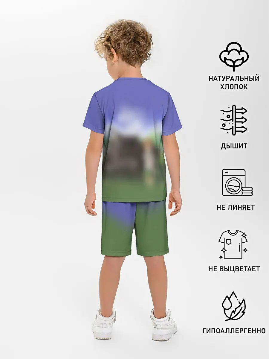 Детская пижама с шортами / Девушки и танки | Girls und Panzer