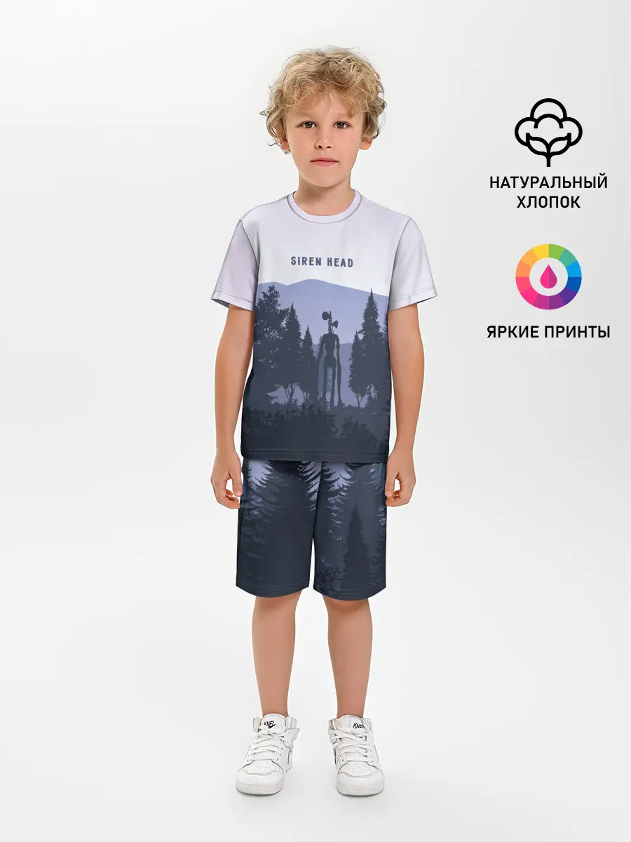 Детская пижама с шортами / Siren Head