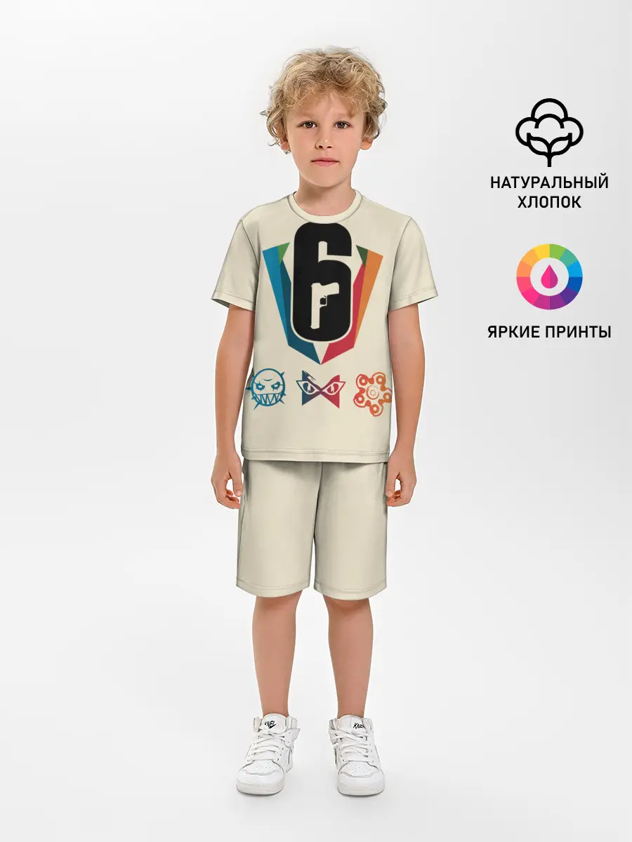 Детская пижама с шортами / Rainbow Six Siege