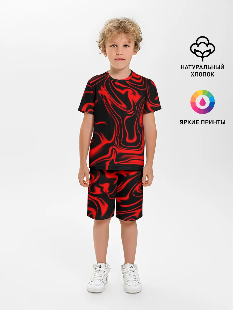 Детская пижама с шортами / Жидкий градиент
