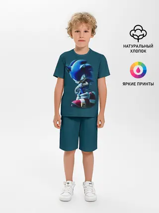 Детская пижама с шортами / Sonic