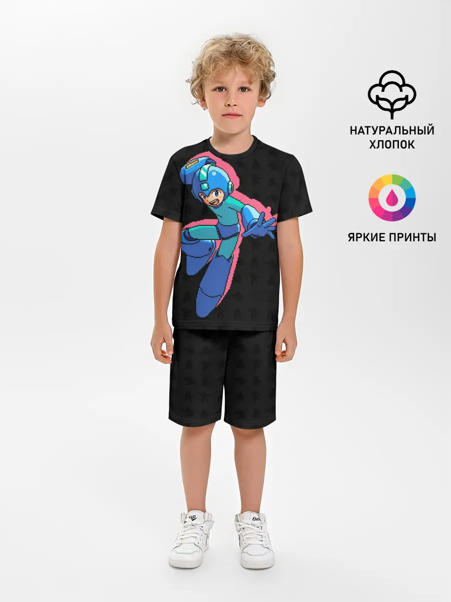 Детская пижама с шортами / Mega Man