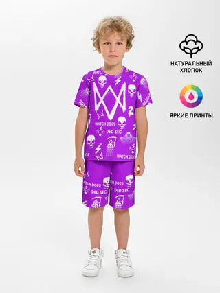 Детская пижама с шортами / WATCH DOGS 2