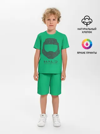 Детская пижама с шортами / Хэйло грин