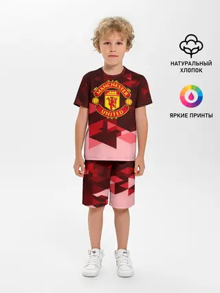 Детская пижама с шортами / Manchester United Abstract