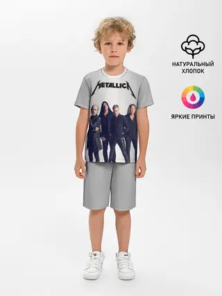 Детская пижама с шортами / Metallica