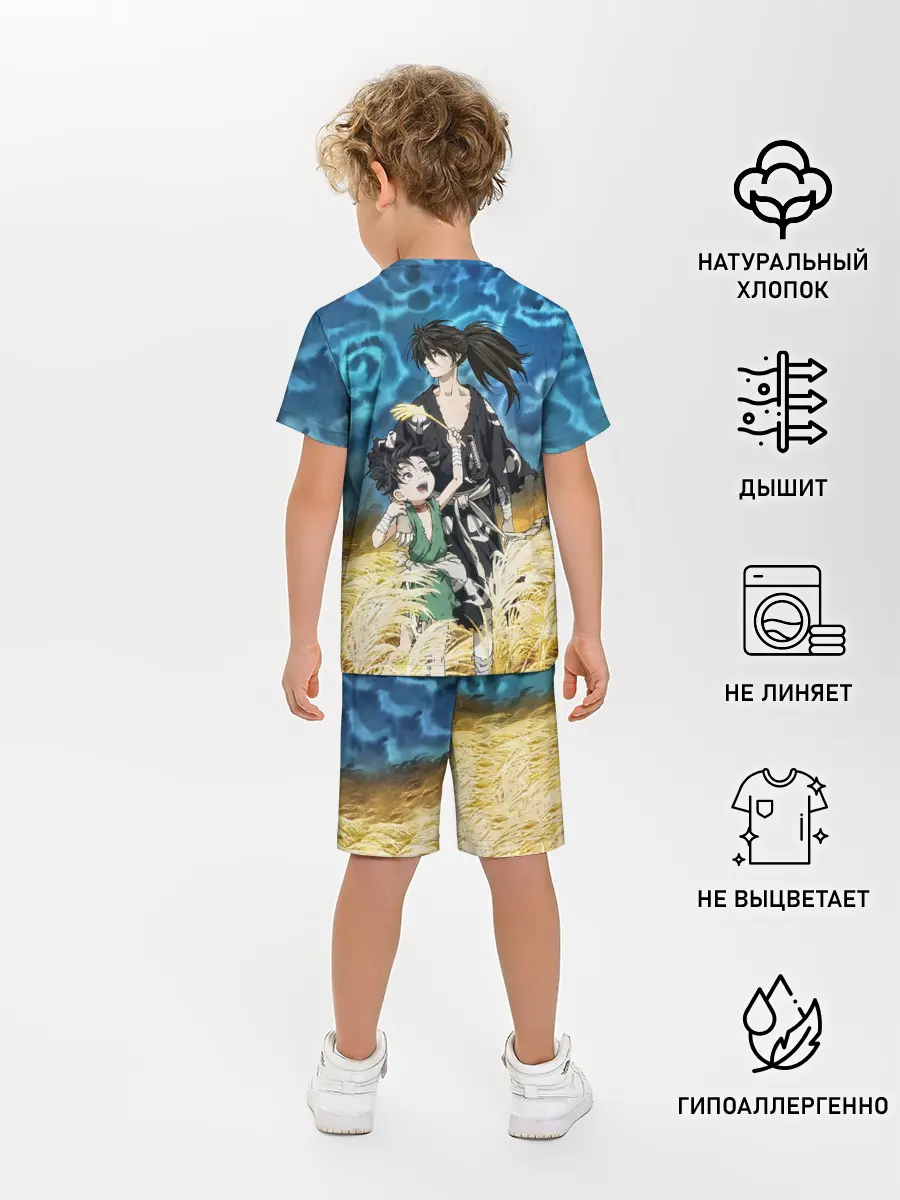 Детская пижама с шортами / Хяккимару с Дороро | DORORO