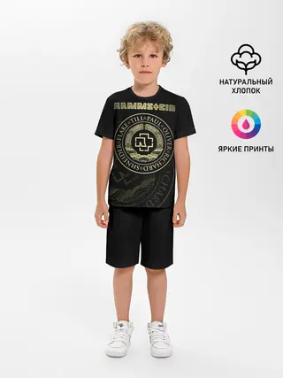 Детская пижама с шортами / Rammstein