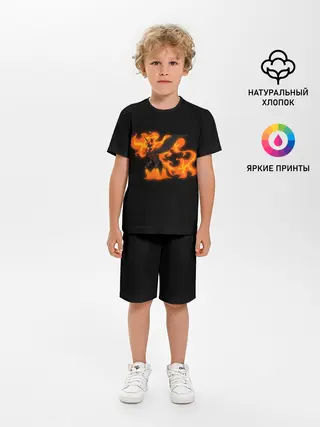 Детская пижама с шортами / Лавовая принцесса Дейбрейкер