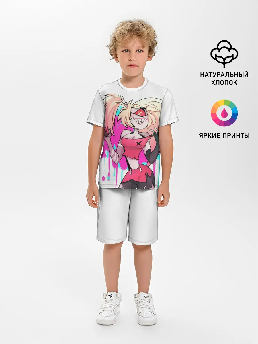 Детская пижама с шортами / Отель Хазбин