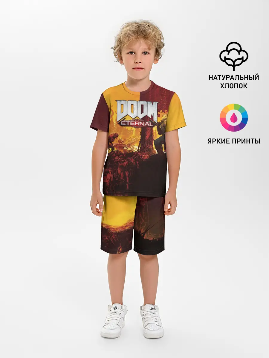 Детская пижама с шортами / DOOM eternal 2020