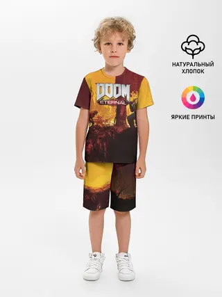 Детская пижама с шортами / DOOM eternal 2020