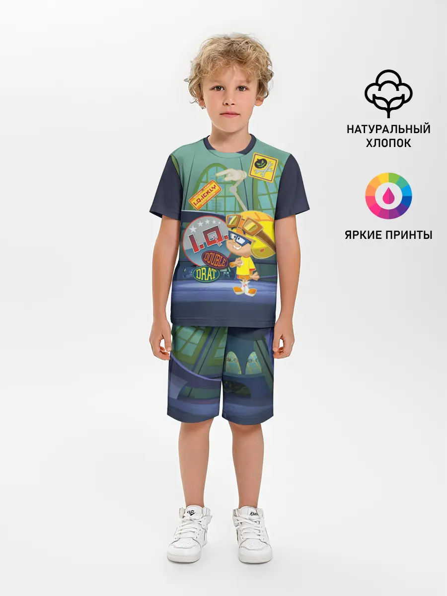 Детская пижама с шортами / IQ Wacky Races