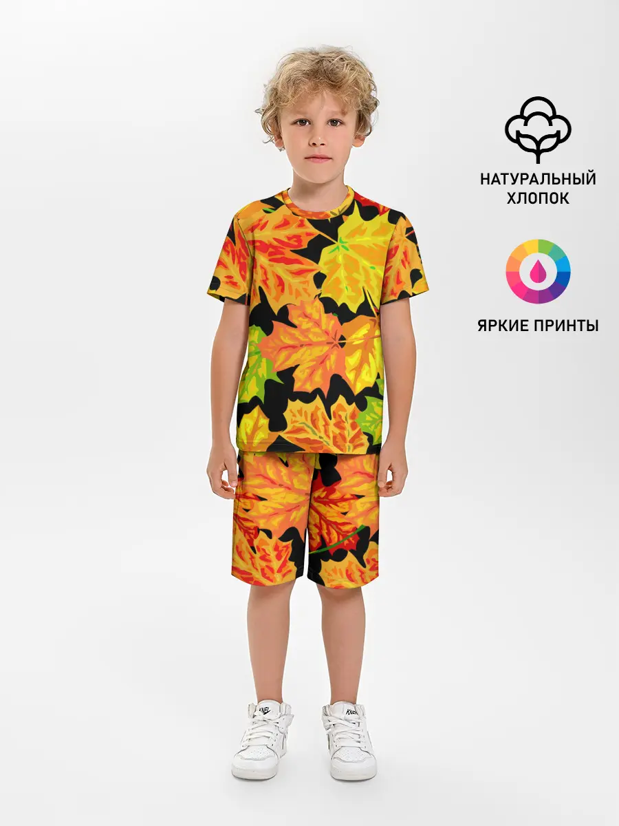 Детская пижама с шортами / LEAF FALL / AUTUMN