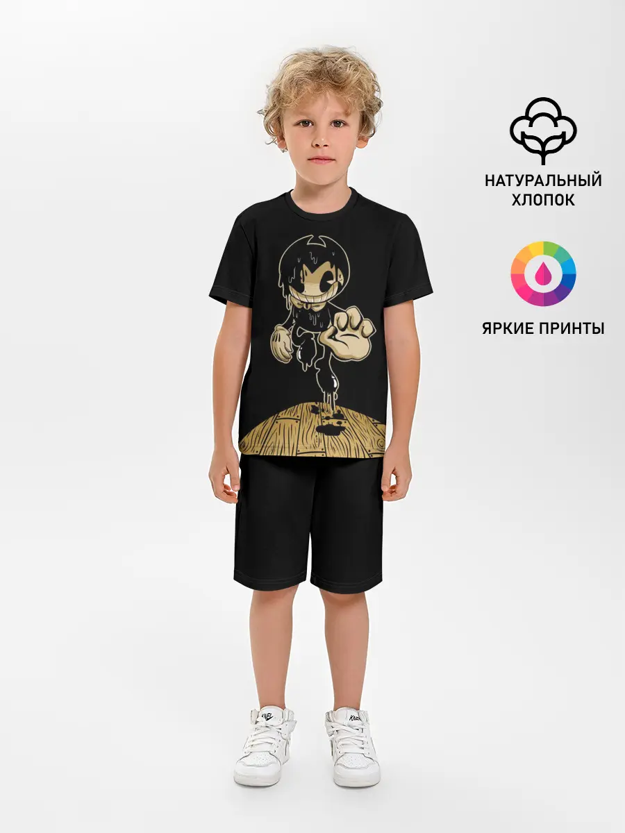 Детская пижама с шортами / Bendy and the ink machine