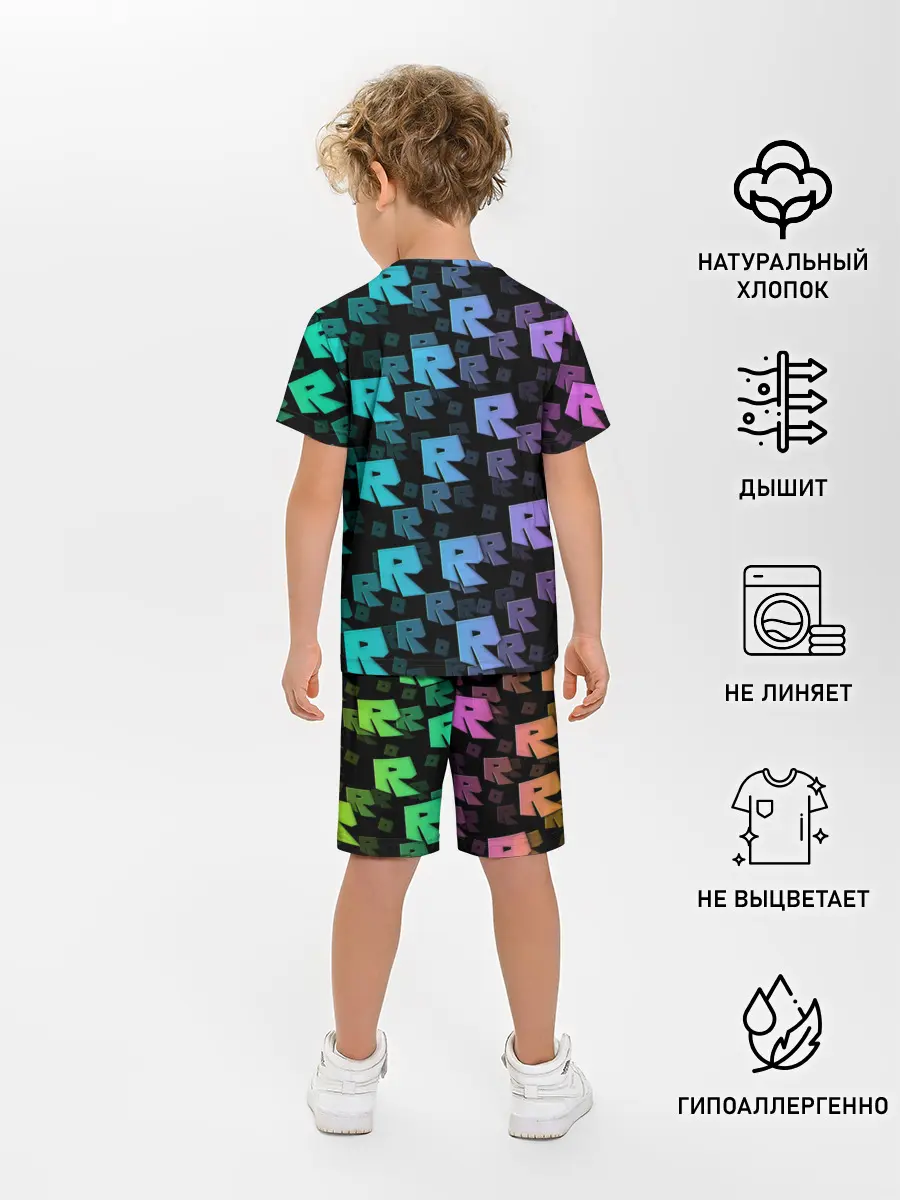 Детская пижама с шортами / Roblox