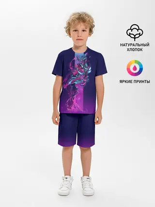 Детская пижама с шортами / warframe