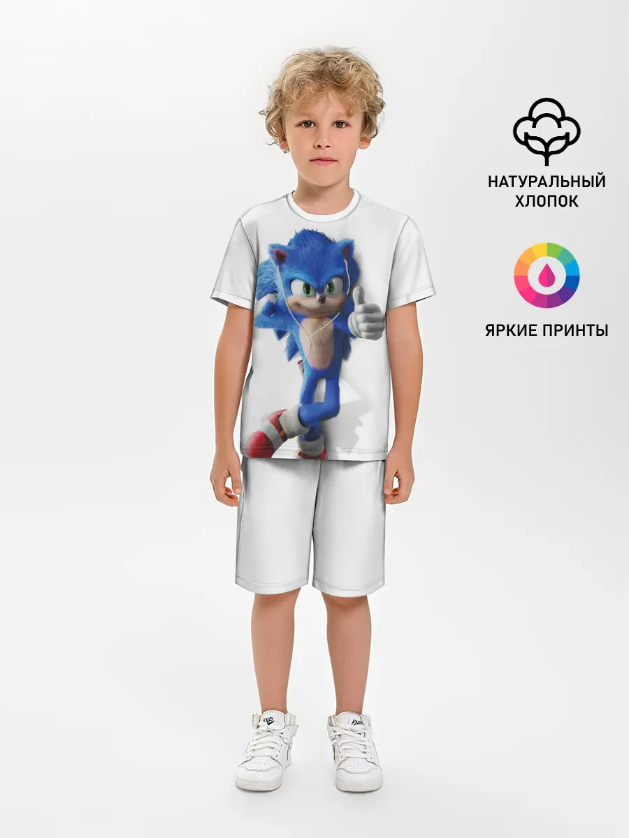 Детская пижама с шортами / SONIC