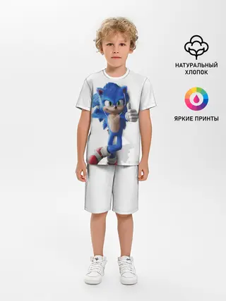Детская пижама с шортами / SONIC