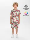Детская пижама с шортами / Цветочный узор