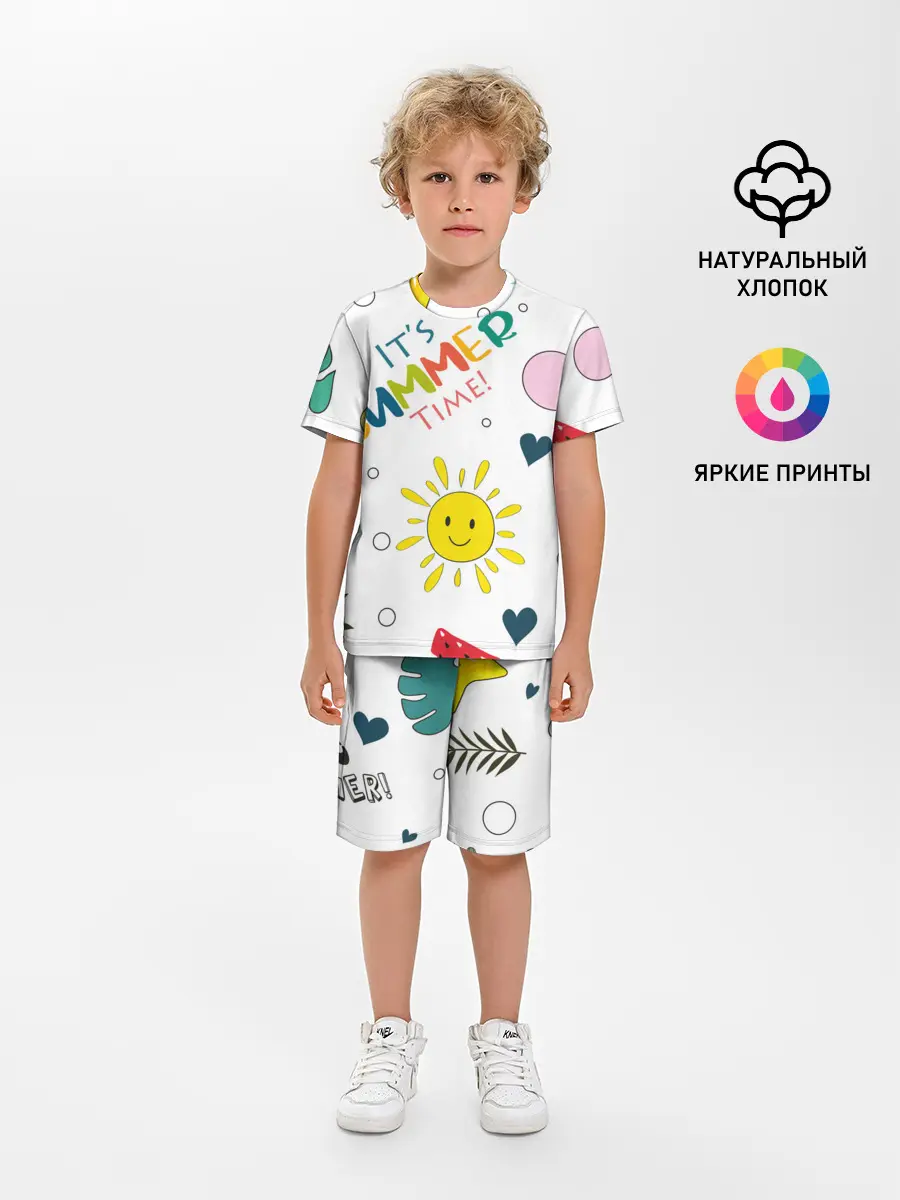 Детская пижама с шортами / summer time