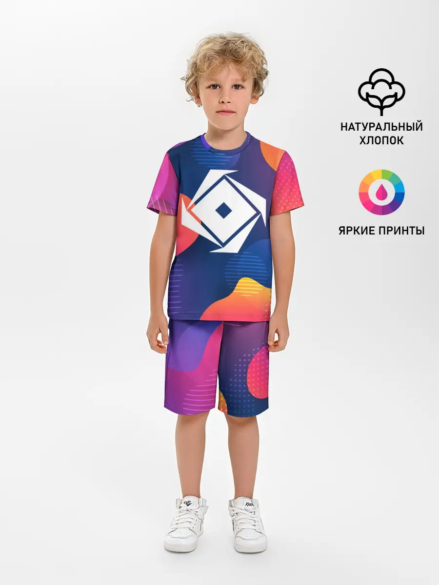 Детская пижама с шортами / РОБЛОКС ЛОГО | LOGO