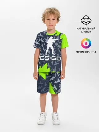 Детская пижама с шортами / CS GO | КС ГО