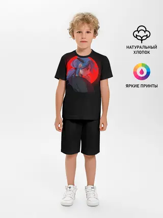 Детская пижама с шортами / Sally face на закате