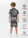 Детская пижама с шортами / ЛОГОТИПЫ РОК ГРУПП