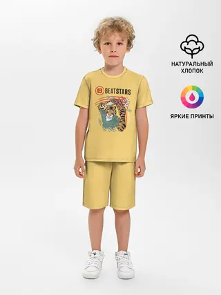 Детская пижама с шортами / Выдающиеся звери