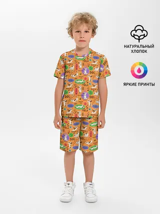 Детская пижама с шортами / Йога