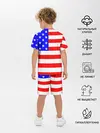 Детская пижама с шортами / АМЕРИКАНСКИЙ ФЛАГ
